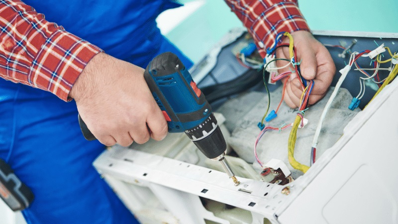 Çubuk Toshiba Toshiba çamaşır makinesi kart tamiri – Su almama arızası orijinal parça ile giderildi. - Teknik servis örneği
